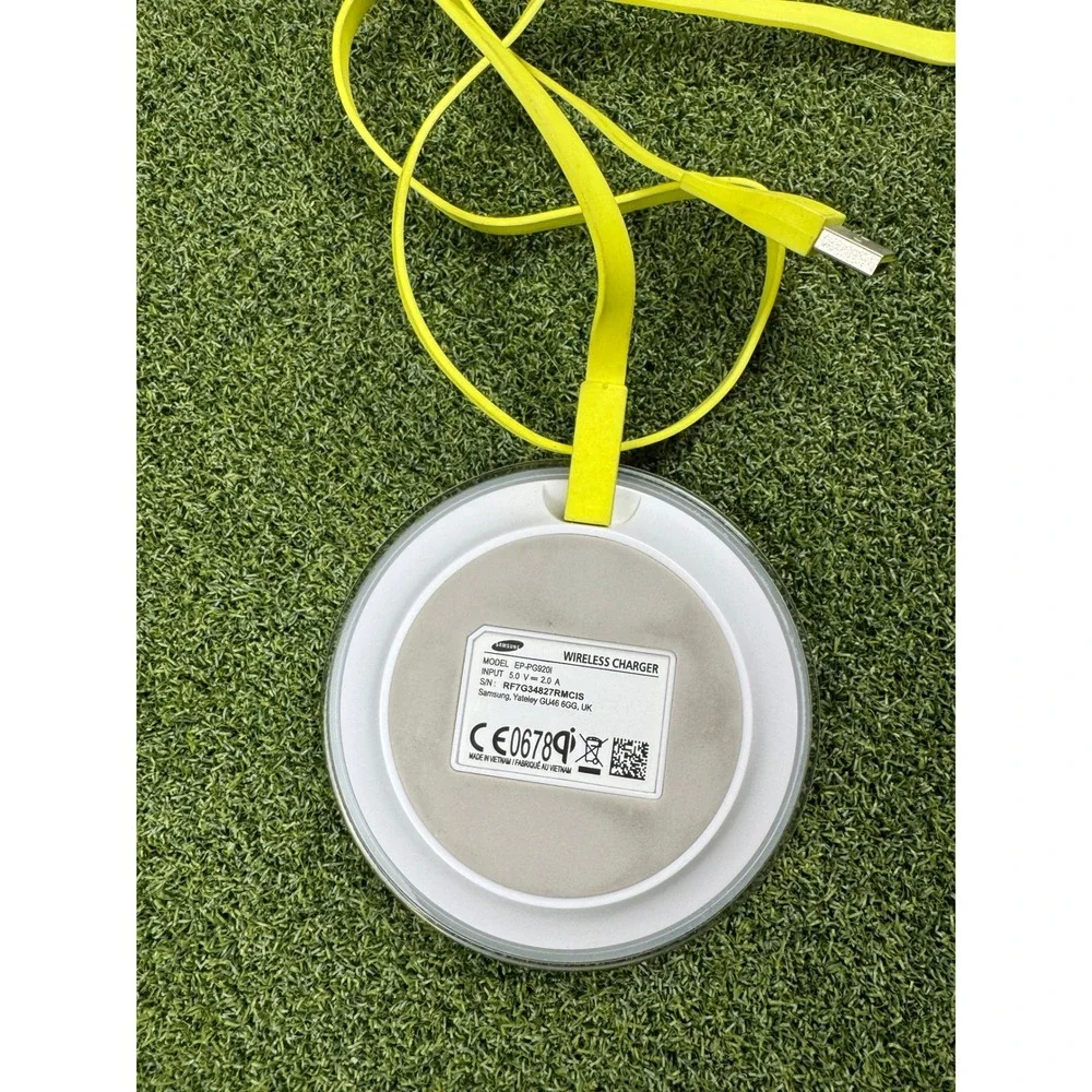 Samsung Wireless‎ Charging Pad EP-PG920I Fast Charge Qi USB White Round